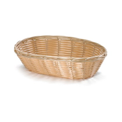 alfa-2125-2paIoK-0 ΨΩΜΙΕΡΑ ΟΒΑΛ POLYWICKER 23X16X6HCM