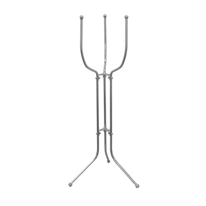 alfa-2342-3WvqHV-1 ΒΑΣΗ ΣΑΜΠΑΝΙΕΡΑΣ ΤΡΙΠΟΔΗ ΙΝΟΧ ΠΤΥΣΟΜΕΝΗ