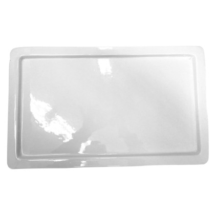 alfa-3856-09SruZ-0 ΠΙΑΤΕΛΑ ΛΕΥΚΗ ΡΗΧΗ 53X32 CM 1 ΤΕΜΑΧΙΟ
