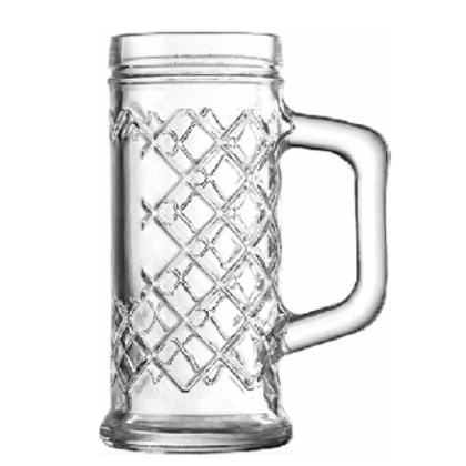 alfa-4523-1FQulO-0 ΠΟΤΗΡΙ ΜΠΥΡΑΣ TANKARD RHOMBUS 40 CL	6 TEMAXIA