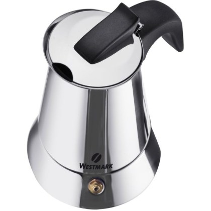alfa-6736-3fKrrB-1 ΚΑΦΕΤΙΕΡΑ ESPRESSO INOX 6 ΦΛΥΤΖΑΝΙΑ WESTMARK