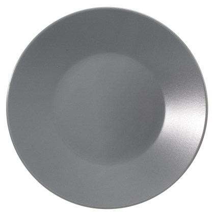 alfa-690-0KCWPA-0 ΠΙΑΤΟ ΣΤΡΟΓΓΥΛΟ ΓΚΡΙ ΜΑΤ Ø30.5 CM 6 ΤΕΜΑΧΙΑ
