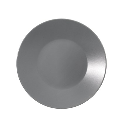 alfa-692-32Q8iq-0 ΠΙΑΤΟ ΣΤΡΟΓΓΥΛΟ ΓΚΡΙ ΜΑΤ Ø25 CM 6 ΤΕΜΑΧΙΑ
