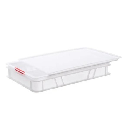 alfa-8865-4hj188-1 ΚΑΠΑΚΙ ΓΙΑ ΛΕΚΑΝΗ ΤΡΟΦΙΜΩΝ ARAVEN 60X40X10HCM ΛΕΥΚΟ